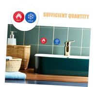 Amosfun 20 Paia Di Adesivi Per La Distinzione Tra Caldo E Freddo Adesivi Per Il Freddo E Il Caldo Cartelli Per La Stanza Dell'Acqua