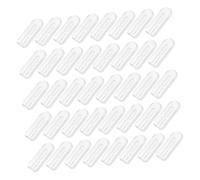 Amosfun 20 Paia Naselli in morbido silicone Spettacoli Caschetti per il naso naselli con montatura in metallo nasello con montatura per occhiali imbottiti Gel silice Trasparente
