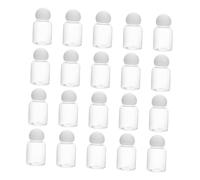 Amosfun 20 Pezzi Bottiglie Dosatrici Trasparenti con Sfera per Skincare Contenitori Ricaricabili per Lozioni Oli Essenziali e Trucco per Viaggio e