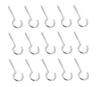 Amosfun 20 Pezzi Ganci Vite Inossidabile da Ganci Pesanti con Anello per Appendere Tende Piante Utensili da Giardino per Uso Ed Esterno