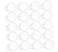 Amosfun 20 Pezzi Paralume Sferico Lampada Post Globe Paralume Per Lampada a Sospensione Coprilampada in Plastica Copertura Plafoniera a Lanterna L'animale Trasparente