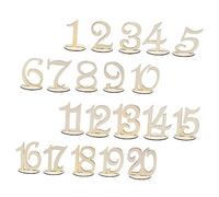 Amosfun 20 pezzi per Matrimonio Segnaposto Numerici Mobili per Ricevimenti Decorazioni Feste e Design Semplice e Materiale per Uso