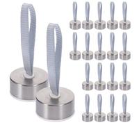 Amosfun 20 Tappi di Ricambio per Bottiglie d'Acqua, Bicchieri, Tappi a Vite, per Bottiglie Portatili, per Bottiglie d'Acqua, per ridurre Le perdite, in Acciaio Inox, Metallo, Acciaio Inossidabile