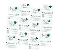 Amosfun 200 Pezzi Modulo di registrazione numerato biglietto carte della lotteria schede elettorali cartacee schede del modulo di iscrizione al concorso biglietti per premi in classe Verde