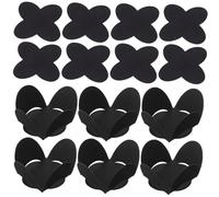 Amosfun 200 Pezzi Truffle Cups in Pieghevole Nera Contenitori Resistenti per Cioccolatini e Dolcetti e Facili da Usare per Matrimonio e Shower