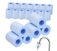 Amosfun 20Pezzi Filtri per Doccia Anticalcare per Installazione Facile e Compatibile con Soffioni e Rubinetti Protezione per Durata