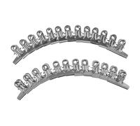 Amosfun 25 pezzi Clip Fermasoldi in Acciaio Resistente Fermacarte Portatile Piccolo e Leggero con Design Simbolico Multiuso per Ufficio e Portafoglio Durevole e Facile da Trasportare e