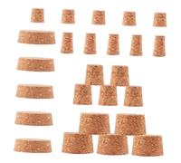 Amosfun 25 Pezzi Tappi per Vino Set da Stoppers per Bottiglie Design Affusolato Sicuri e Riutilizzabili per Feste e Compatibili con Bottiglie