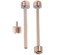 Amosfun 2pcs Watch Screw Tube Rods Screw in Watch Strap Link Rod Connect Rod Repair Tools for Watchmaker - 18mm Inner Diameter (Rose Gold)