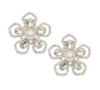 Amosfun 2pezzi Fermagli per Scarpe Sposa Eleganti e Staccabili in Lega di Alluminio e Vetro, Clip Decorativa Creativa per Feste di Ballo e Fidanzamenti