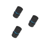 Amosfun 3 Pezzi Capsula Microfonica Professionale Nera | Installazione Rapida, Plastica e Spugna, Risposta 50-16000hz, Impedenza 600 Ohm±30%, per Tecnici
