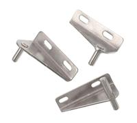 Amosfun 3 Pezzi Cerniere per Congelatore in Inossidabile per Frigoriferi e Congelatori Design per Apertura e Chiusura Resistente e Affidabile per Uso