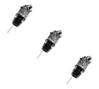 Amosfun 3 Pezzi in Lega Beccuccio Versatore Per Vino A Forma Di Animale Aeratore Per Liquori Per Vino Liscio Versatore Per Bottiglie Di Vino A Forma Di Mucca