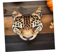 Amosfun 3 Pezzi Maschere Faccia per Halloween Costume Animale Leggero e Riutilizzabile per Party Mascherata Cosplay e Feste Tema Jungle