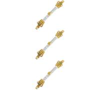 Amosfun 3 Pezzi Mezuzah in Metallo Design Religioso Porta Mezuza Lato Destro Fornitura Mezuza per Casa Ebraica