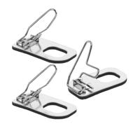 Amosfun 3 Pezzi Poggiafreccia Leggero Stabile, Acciaio Argento | Tiro All'aperto nei Boschi, Rilascio Fluido, Comfort Migliorato, Precisione e Tecnica