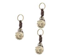 Amosfun 3 Pezzi Portachiavi Vintage con Ciondolo Carte da Poker Accessorio per Chiavi e Borse Creativo per Uomini e Donne Decorazione Duratura per Auto e