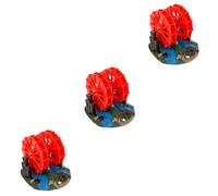 Amosfun 3 Pezzi Riparo per Pesci d'acquario Decorazioni per acquari Decorativo Accessori per acquari Girandole soprammobili Riparo per Pesci da Acquario Arredamento Paesaggio Acquario