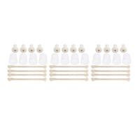 Amosfun 3 Set Accessori per Lampade Ad Alcool più Caldo Accessori Maschera Lanterna di Zucca Automatico Porta per Lanterna A Olio Porta in Ceramica Plastica 18 Pezzi * 3