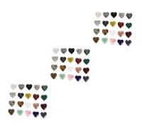 Amosfun 3 Set Decorazioni per Acquari Pietre del Cuore di Agata Decor del Serbatoio di Pesce Pietre Decorative per Acquari Decorazioni per Stagni d'Acqua Pietre di Cristallo 20 Pezzi * 3