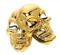 Amosfun 3 Set Halloween Maschera Scheletro Facciale Teschio Fantasma Maschera Mortale Placcato Per Uomo Donna Cosplay Evento 2 Pezzi * 3