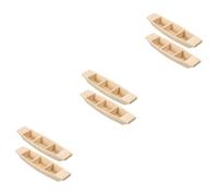 Amosfun 3 Set Piccola Barca Giocattolo in Legno Arredamento Barca A Remi Nave Miniature Aria Cameretta Culla Cam Barca in Miniatura in Legno Forniture per La Casa di Legno 2 Pezzi*3