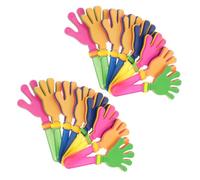 Amosfun 36 pezzi Hand Clappers in Plastica Giocattoli per Feste e Ragazzi Rumore Forte Manico Ergonomico Accessori per Celebrazioni e Intrattenimento Colore Casuale Colore Casuale