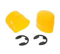 Amosfun 4 Impostato Copri Mozzo Tagliaerba in Protezione Polvere Trattore Compatibile con John Deere Copri Cuscinetto Ruota Anteriore per Riparazione Trattore da Giardino