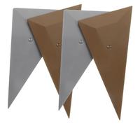 Amosfun 4 Pezzi Auto Scraper Triangolare in Plastica per Pellicole Adesive, Cambio Colore e Rifinitura Bordi su Vetri Auto