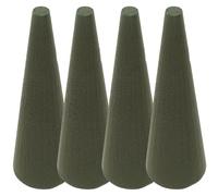 Amosfun 4 Pezzi Fango Assorbimento Rapido a Forma di Cono Floreale Verde per Composizioni Floreali Semplici Materiale per Negozi di Fiori e Uso Domestico in Arte Floreale DIY