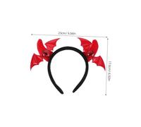 Amosfun 4 Pezzi Fascia Halloween con Corna Demone Cerchietto Leggero ed Ergonomico per Accessori Cosplay e Decorazioni Festa Tema Oscuro