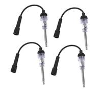 Amosfun 4 Pezzi Tester Candele Auto Strumento Diagnostico Accensione Inline per Motori Auto Tosaerba e Piccoli Motori Rilevatore Scintille Alta Sensibilità Controllo Rapido Accensione