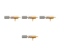 Amosfun 4 Pezzi Valvola di Regolazione Acqua Dentale ad Angolo Retto, Oro, | Gestione Precisa del Flusso, Design Compatto, Irrigazione Continua, Commutazione della Pressione, per Odontoiatria