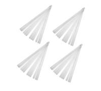 Amosfun 4 Pezzi Ventaglio Leggero e Resistente in Plastica Tinta Unita Pieghevole con Stecche Accessorio Te per Ventagli Decorativi per Decorazioni Domestiche