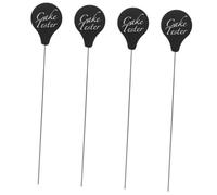 Amosfun 4 Pz Cuocere Il Perno di Prova Sonda Torta Tester per Torte da Cucina Bastoncino per Testare Le Torte Tester per Torte per La Cottura Tester per La Cottura Acciaio Inossidabile