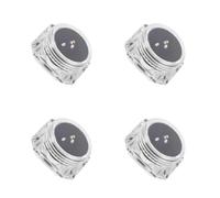 Amosfun 4 Set Gioiello a Farfalla in Acrilico, Lucente per Donne | Effetto Iridescente, Applicazione Precisa, Posa Semplice, Comfort Elevato, Non Danneggia la Superficie