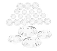 Amosfun 40 Pezzi Guarnizione antiscivolo paraurti cuscinetti antiscivolo per piano in impugnature per mobili per evitare scivolamenti paracolpi da tavolo in pvc