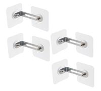 Amosfun 4pezzi Ancoraggio Muro Per Mobili Senza Perforazione Kit Di Sicurezza Per Ragazzo Ragazza Ragazza Adesivi Per Libreria e Cassettiere Realizzati in Acciaio Inossidabile e Materiale