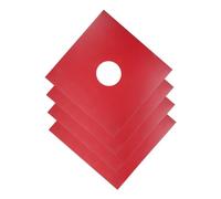 Amosfun 4pezzi Buste Protettive per Vinyl Record Sacchetti Esterni per Album Vinile Design Resistente e Pratico per Collezionisti di Dischi Protezione per La Tua Collezione