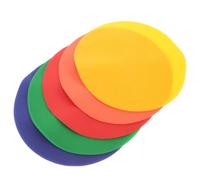 Amosfun 5 Pezzi Dischi Segnaletici per Allenamento Calcio e Hockey, TPR | Riutilizzabili, Buona Tenuta e Sicuri, per Giochi e Esercizi di Agilità, per Basket e Hockey