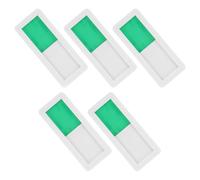 Amosfun 5 Pezzi Segnali Scorrevoli Privacy Porta Bagno e Ufficio Indicatore Stato Occupato o Cartelli per Riunioni Stanze Private e Bagni