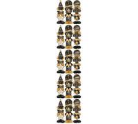 Amosfun 5 Set 2023 Anno della Decorazione del Coniglio Decorazione Dell'anno Palline a Nido d'Ape Decorazioni di Compleanno Arcobaleno Decorazioni di Felice Anno Carta Black