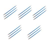 Amosfun 5 Set Accessori per Tubi con al Burro Raccordi di Grasso Tubo di Prolunga Tubetto di Grasso Connettori A Tubo Ingrassatore Resina Ad Alta Pressione Blu 3 Pezzi*5