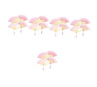 Amosfun 5 Set Antico Ventaglio Tifoso della Maglietta Titolare Accessori Rave Ventaglio Pieghevole Ventilatore Pieghevole Ventilatore A Mano Ventilatore in Stile retrò bambù 4 Pezzi * 5