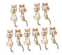 Amosfun 5 Set Ganci Magnetici Per Frigorifero Calamite Decorative Per Animali Design Flessibile E Adorabile Per Appendere Foto E Piccole Cose Decorazione Per E Resistente 4 Pezzi * 5