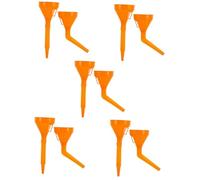 Amosfun 5 Set Imbuto Carburante Flessibile Con Beccuccio Estensibile E Imbuto Per Auto E Strumento Pratico Per Rifornimento Liquidi E Oli 2 Pezzi*5