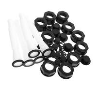 Amosfun 5 Set Kit Ugelli Ricambio per Taniche con Beccucci e Schermi Filtranti per Rifornimento Sicuro e Facile Carburante e Abs Resistente e Pratico