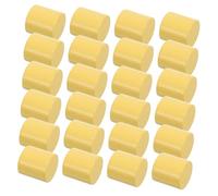 Amosfun 50 Pezzi Blocchi in Legno Massello Cilindrici da Non Verniciati per Progetti DIY Materiale Solido Sicuro per Artigianato e Educazione