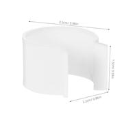 Amosfun 50 Pezzi Clip Blocca Pompa per Bottiglie Cosmetiche in Plastica PP Fermapompa Antispreco e Adatto per Lozioni Oli Struccanti Shampoo Resistenti Facili da Usare per Viaggi