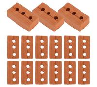 Amosfun 50 Pezzi Mattoni Finti Realistici Rossi in Miniatura, Accessori per Casa delle Bambole, Mattoncini per Modellismo Architettura Vintage, Kit Fai da Te per Diorami e Paesaggi